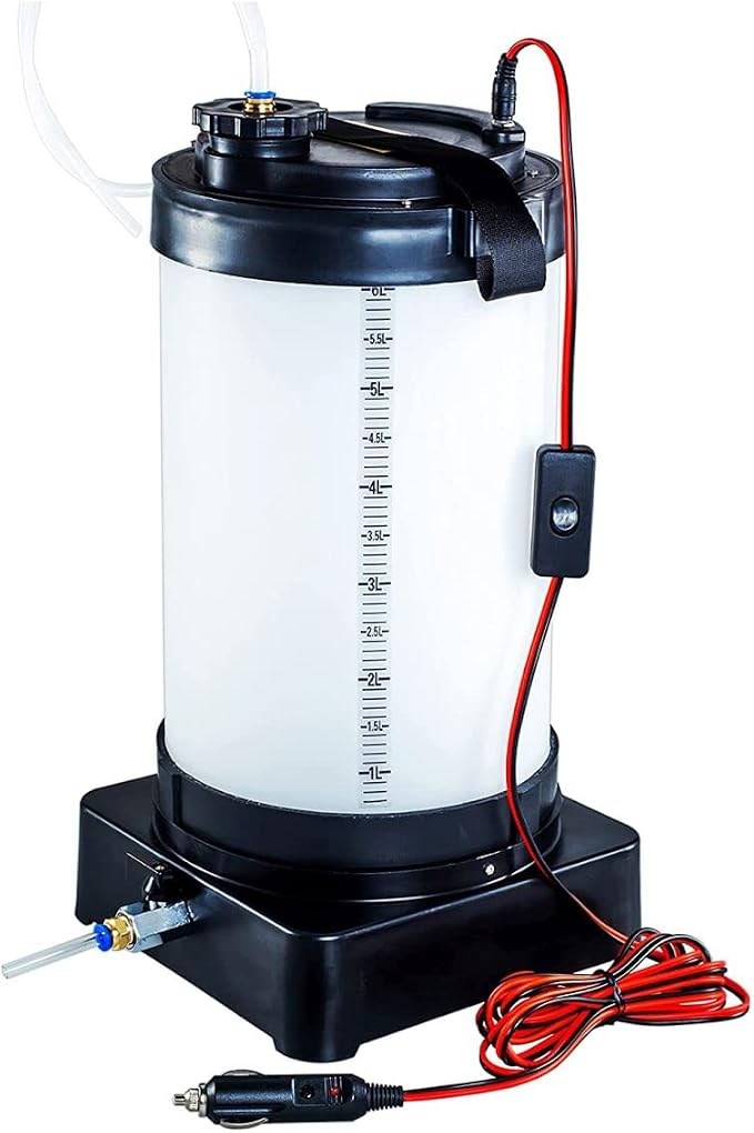 Trocador Electric 12V Oil & Fluid Extractor Pump, 6-Liter tank